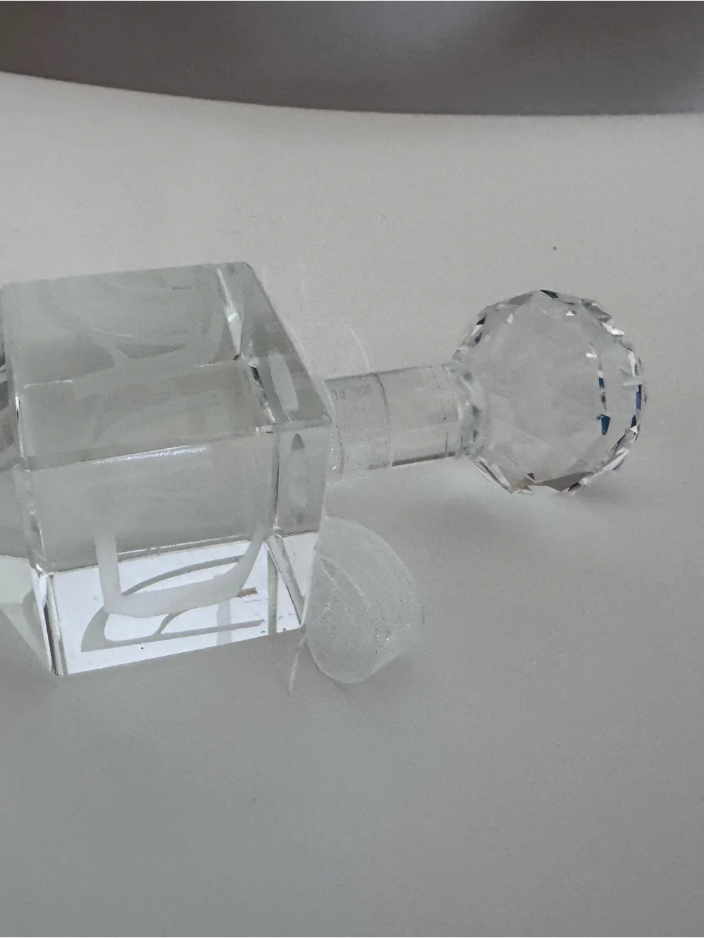 Optical Crystal Dreidel Hanukkah Judaica Decor Paperweight Hebrew Letters Gift - Picture 8 of 13